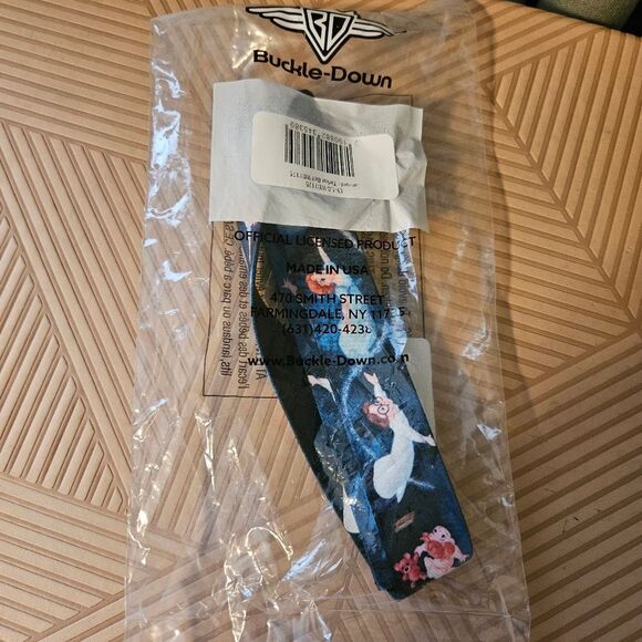 Buckle Down Lanyard Peter Pan Flying Scene Unisex 1" Neutral - Picture 7 of 7